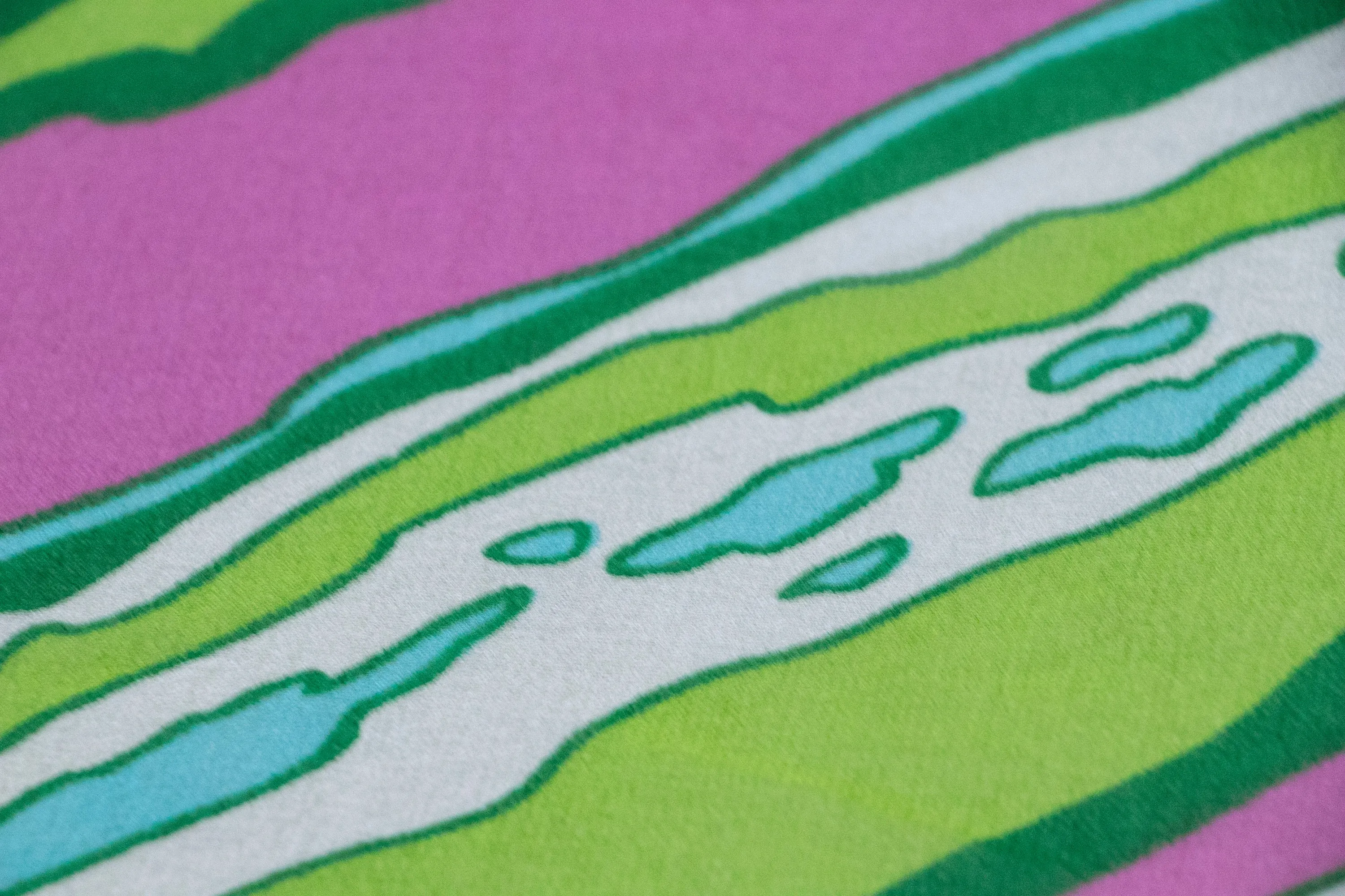 1970s Silk Chiffon Sheer Scarf Burmel Deadstock