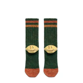 Colorful Grandrelle Ivy Rainbow Happy Heel-Hold Socks Set of 60