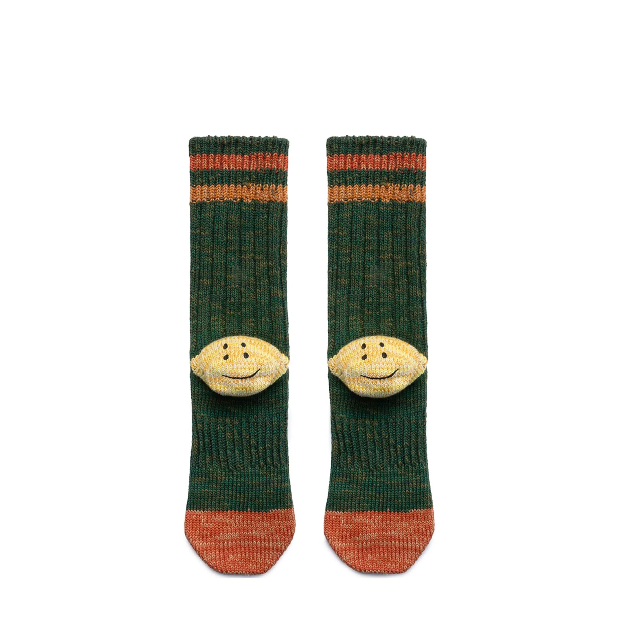 Colorful Grandrelle Ivy Rainbow Happy Heel-Hold Socks Set of 60