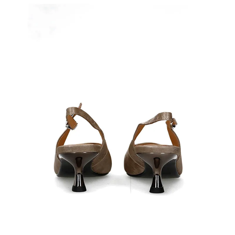 A18156CEF Heels - Coffee