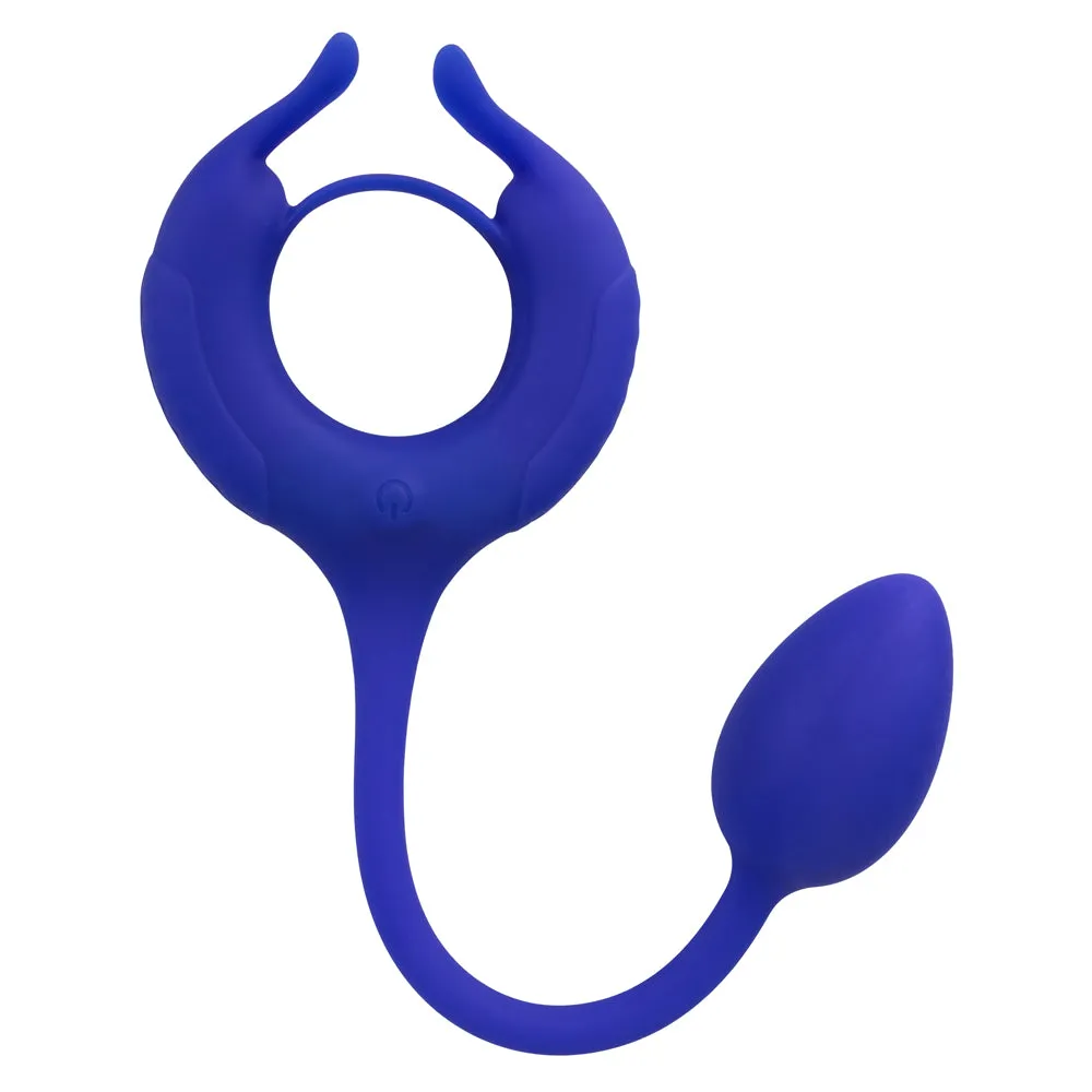 Admiral Plug & Play Vibrating Weighted Cock Ring & Anal Plug