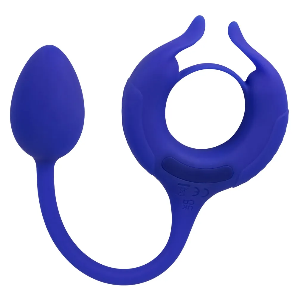 Admiral Plug & Play Vibrating Weighted Cock Ring & Anal Plug
