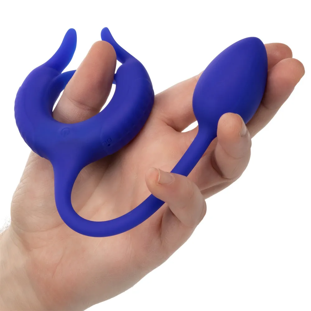 Admiral Plug & Play Vibrating Weighted Cock Ring & Anal Plug