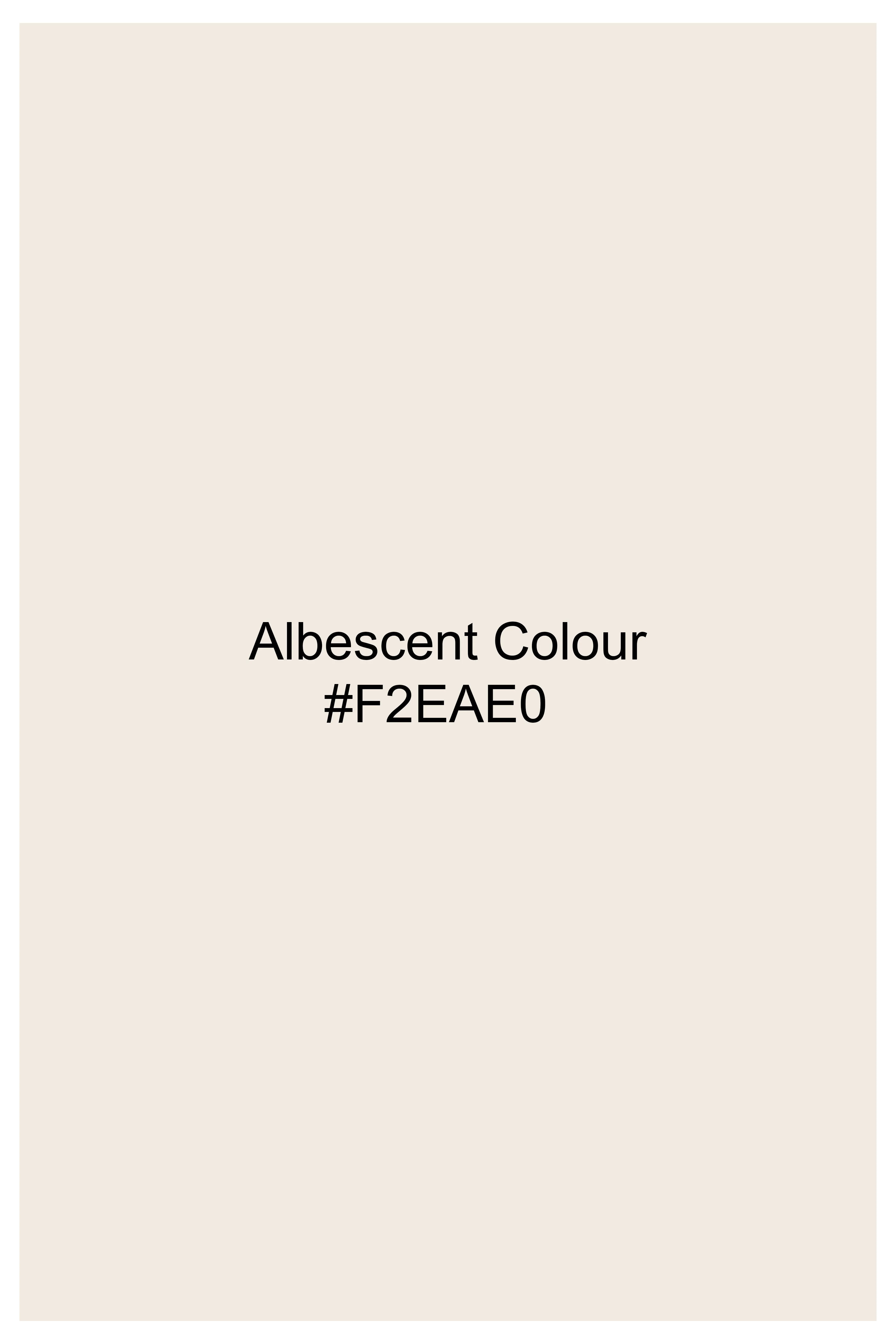 Albescent Cream Viscose Kurta