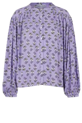 Alby Blouse Purple Floral