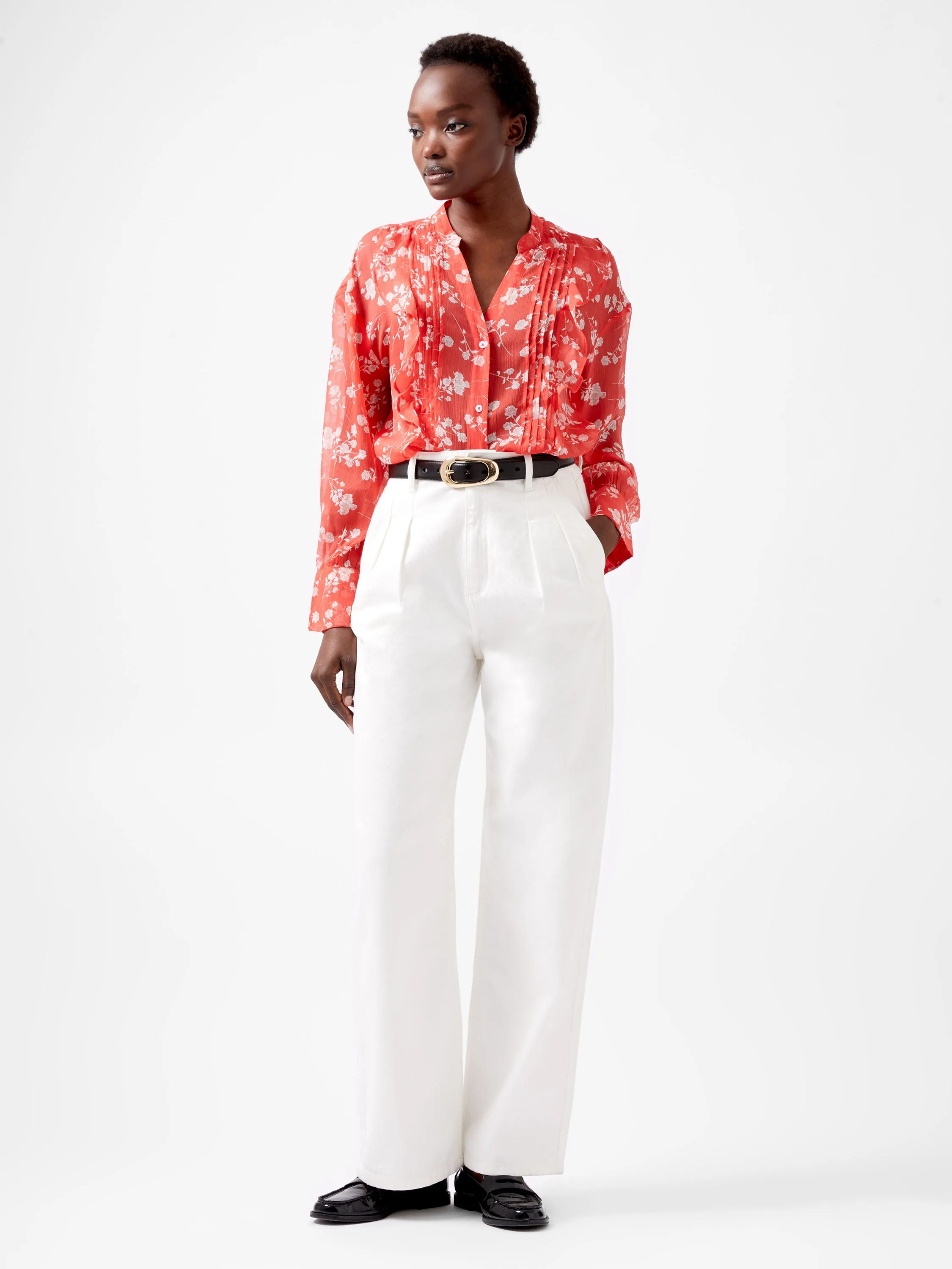 Alessandra Recycled Crinkle Blouse