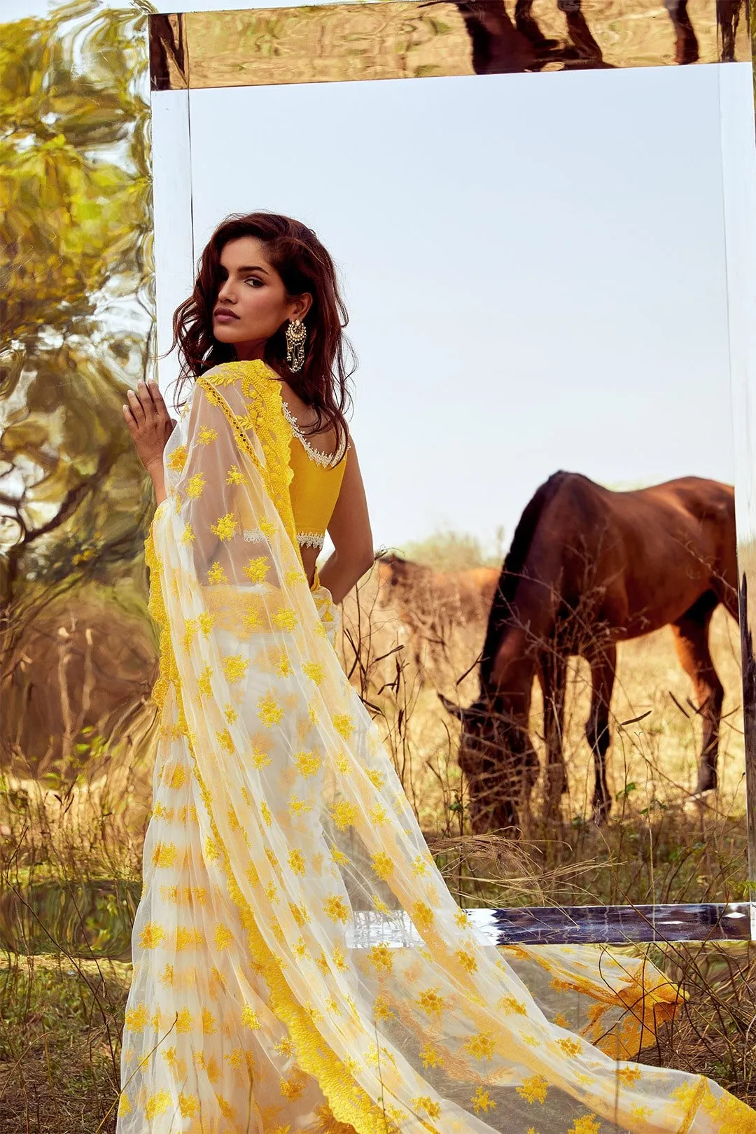 Allure Net Saree