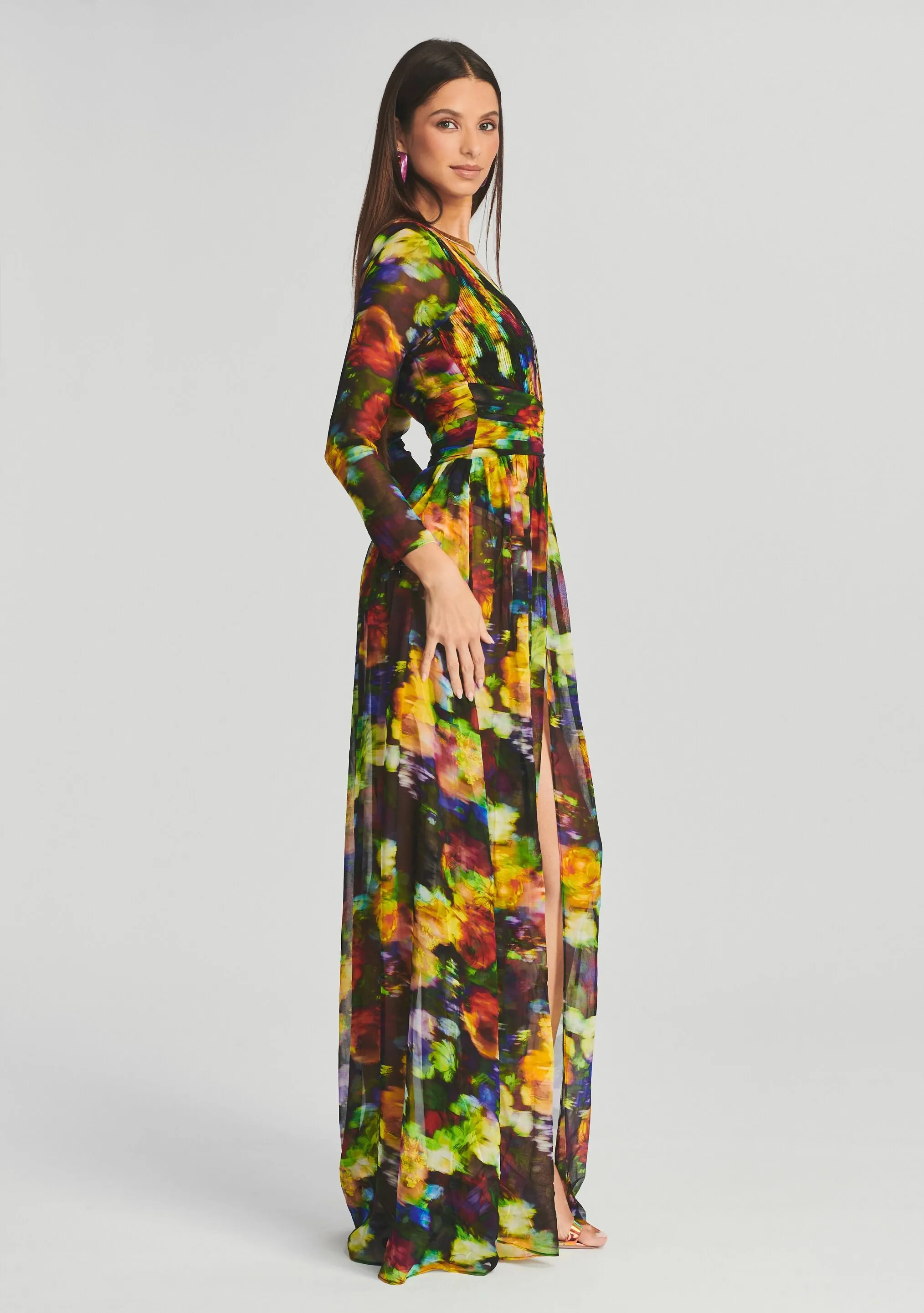 Angela Silk Chiffon Dress