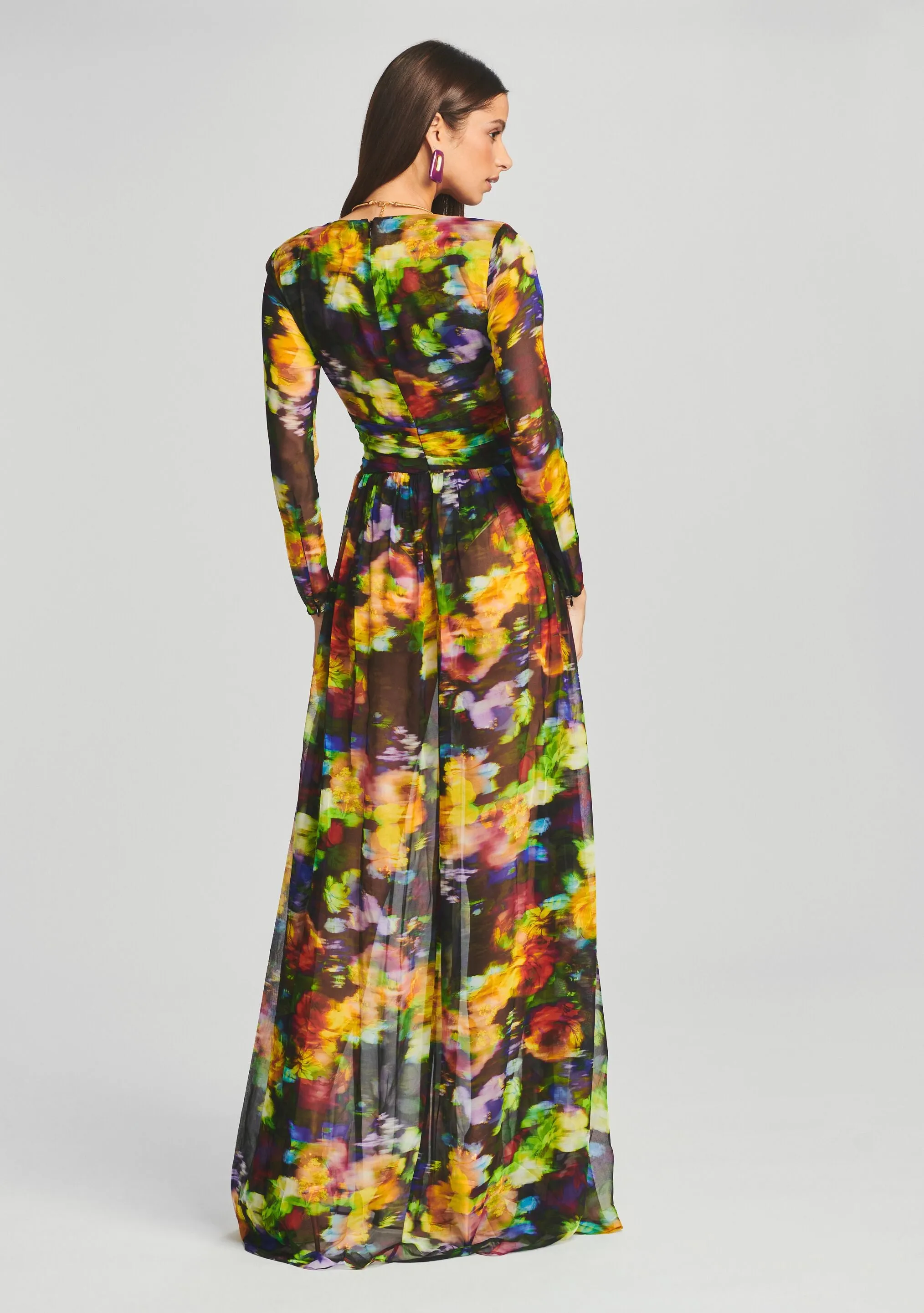 Angela Silk Chiffon Dress
