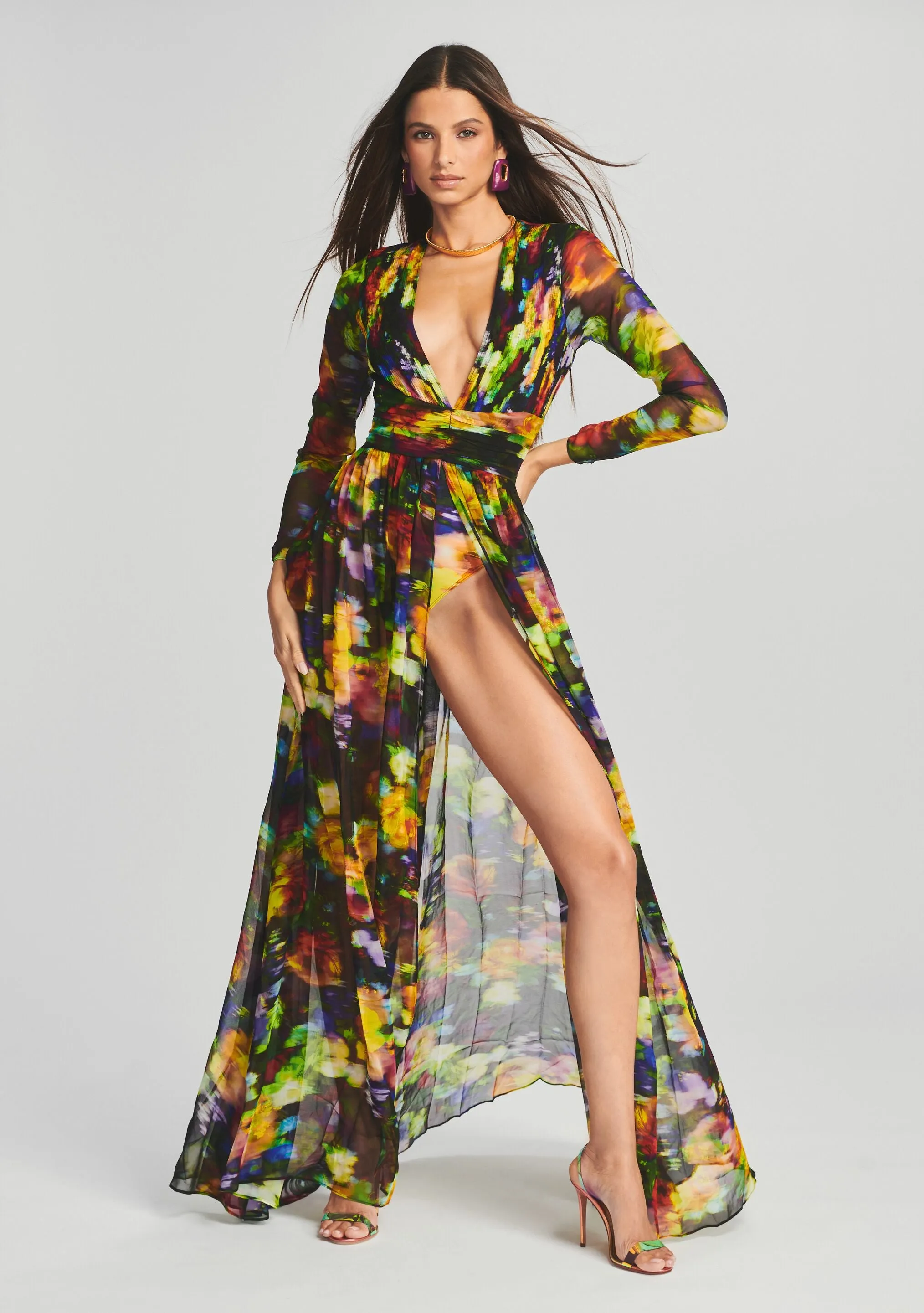 Angela Silk Chiffon Dress