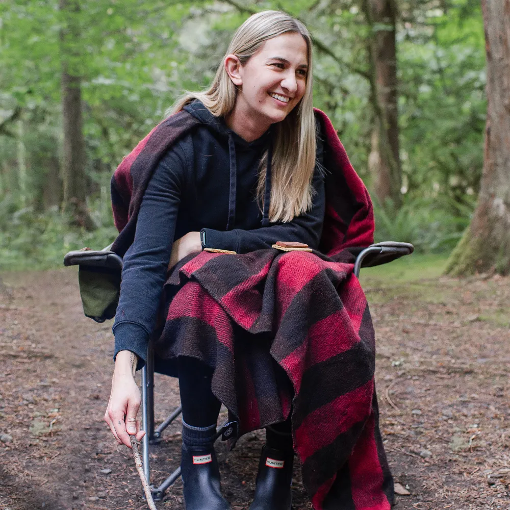 Arcturus Backwoods Wool Blanket - Red Buffalo Plaid