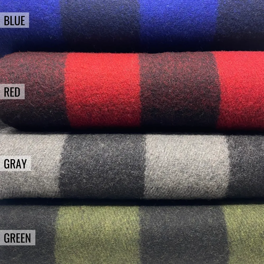 Arcturus Backwoods Wool Blanket - Red Buffalo Plaid