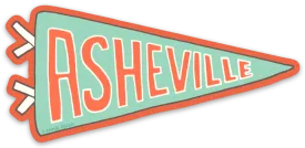 Asheville Pennant Sticker