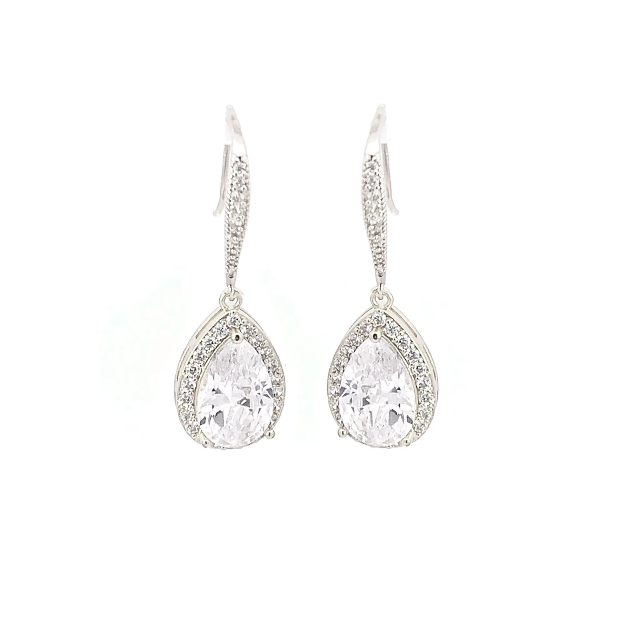 Auden Teardrop Halo Earrings