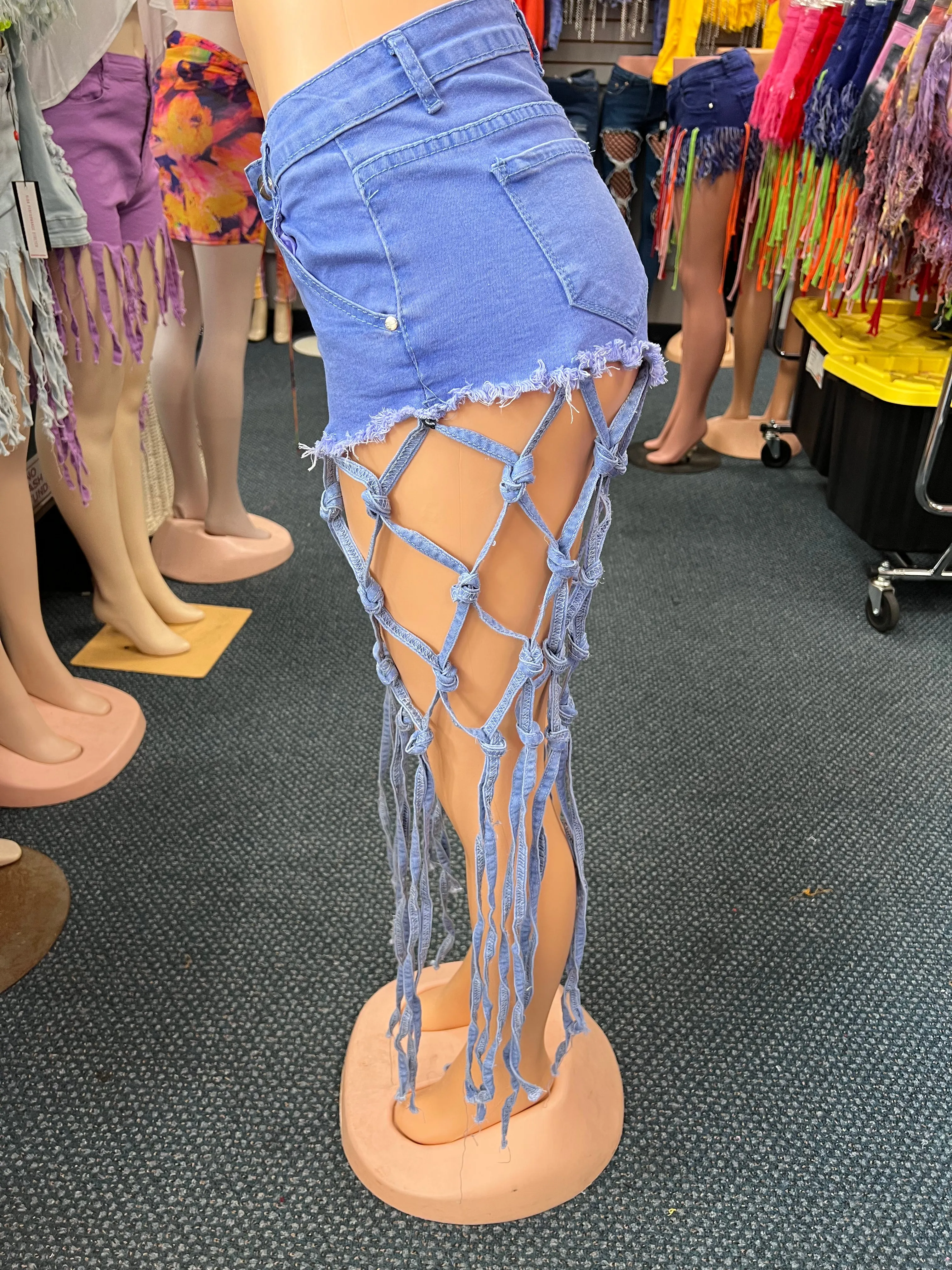 bad and boujee KNOT SHORTS