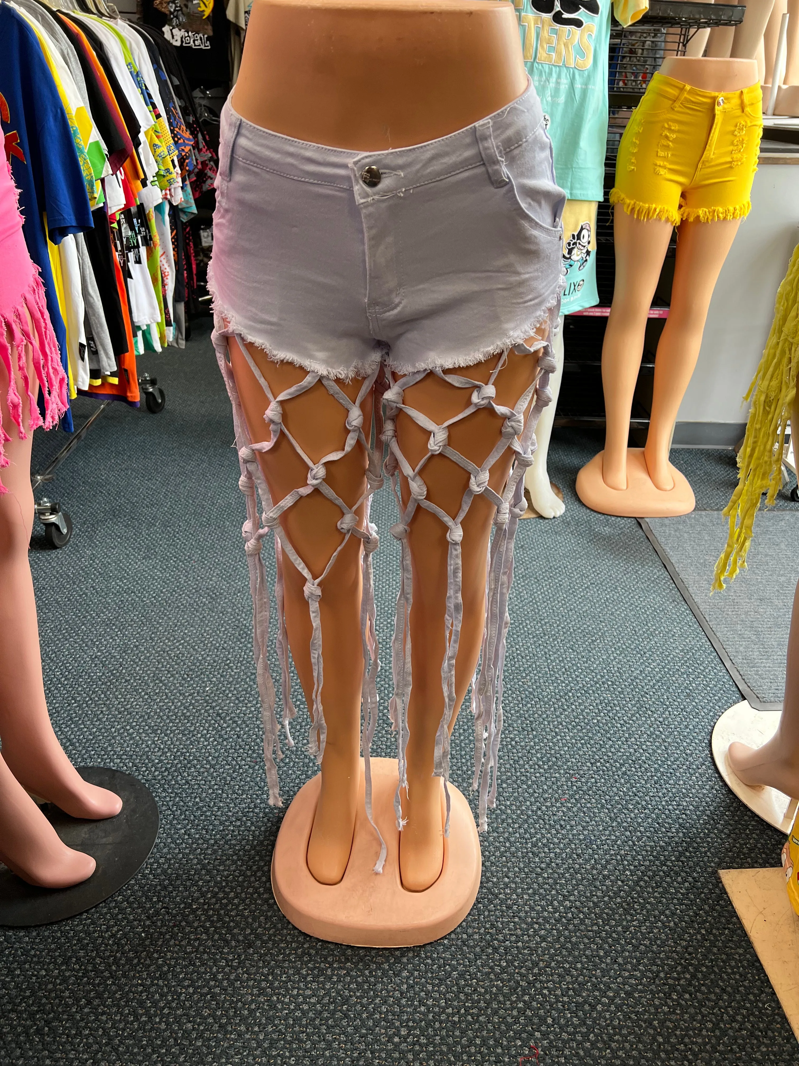 bad and boujee KNOT SHORTS