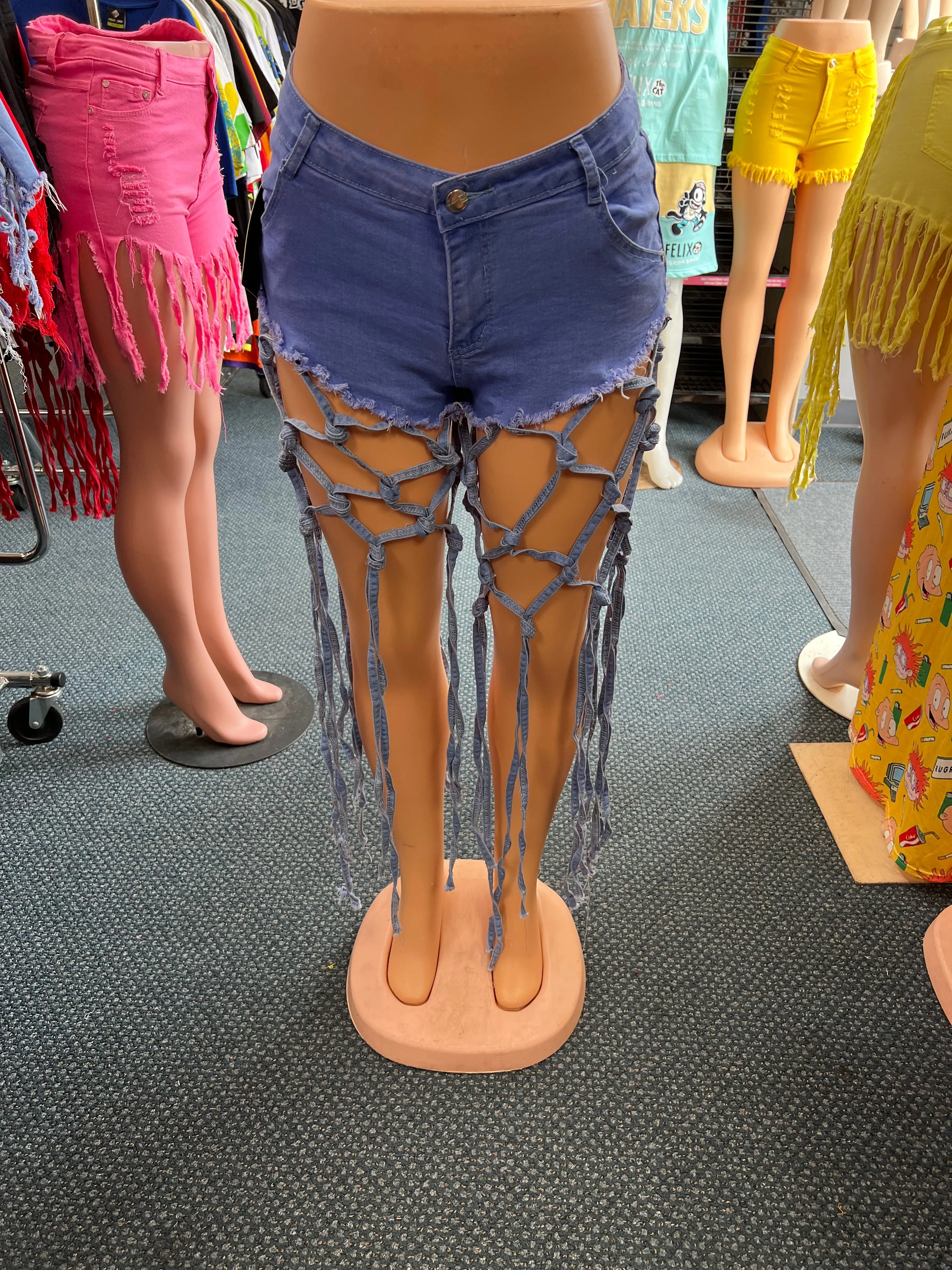bad and boujee KNOT SHORTS