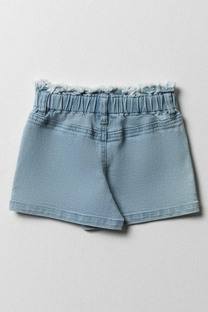 Barbie Denim Shorts Light Wash