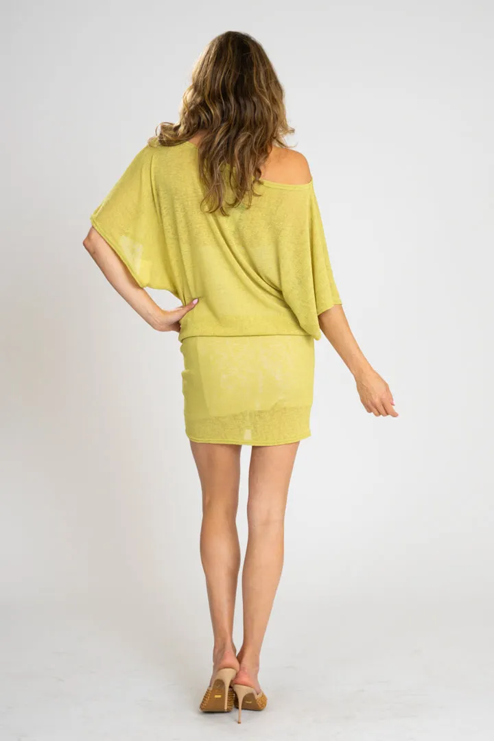 BATDRESS CANEVAS LIME