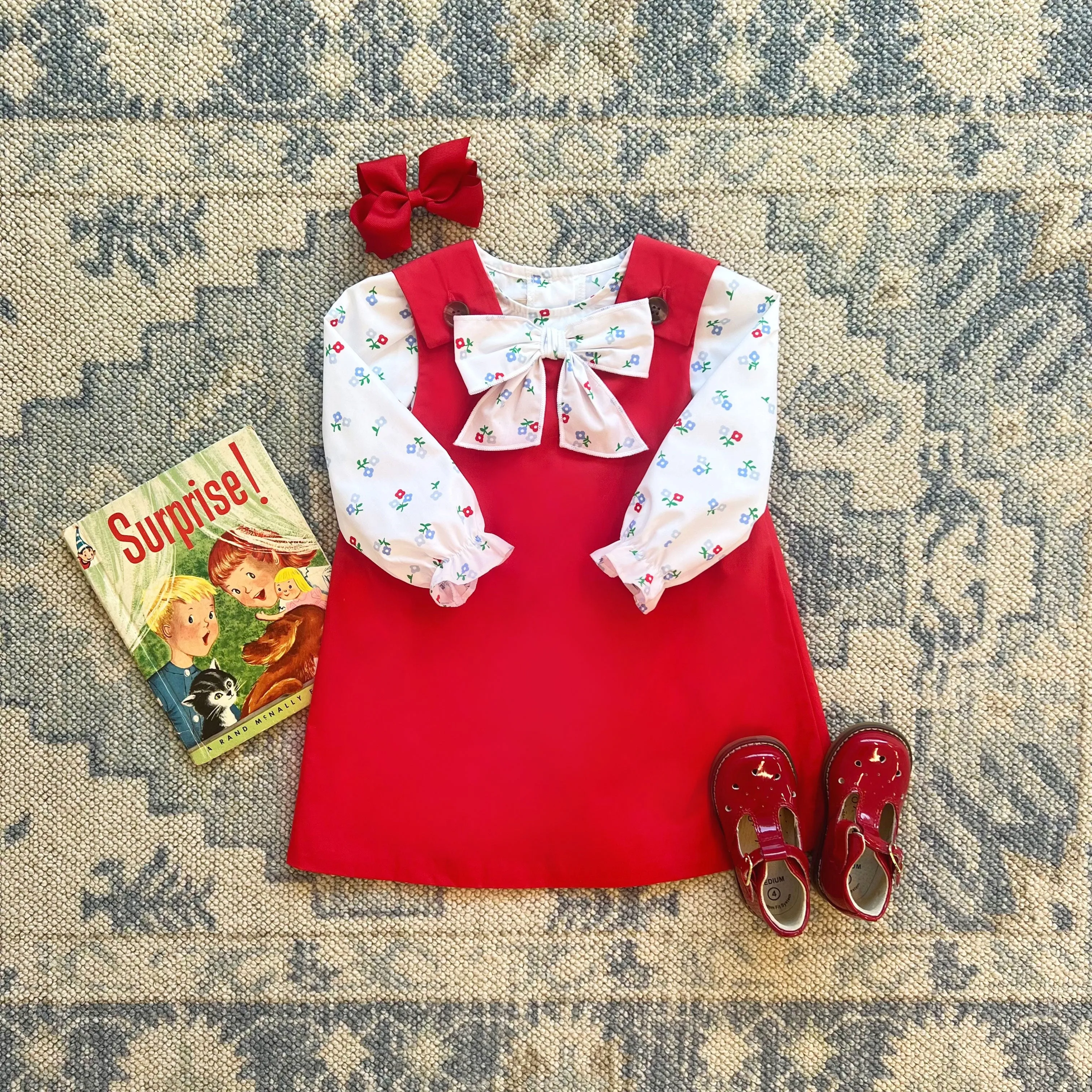 Beatrice Bow Blouse & Onesie - Myers Park Mini Floral