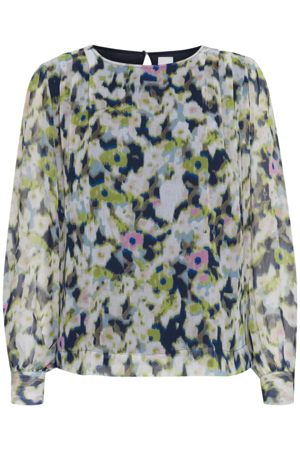 Ber Balloon Sleeve Blouse (Multi)