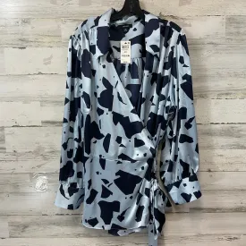 Blouse Long Sleeve By Alfani In Blue, Size: 4x