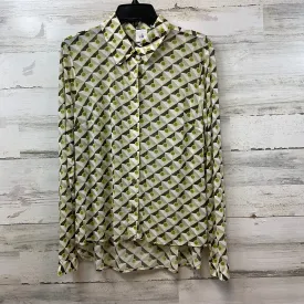 Blouse Long Sleeve By Cabi In Green, Size: M
