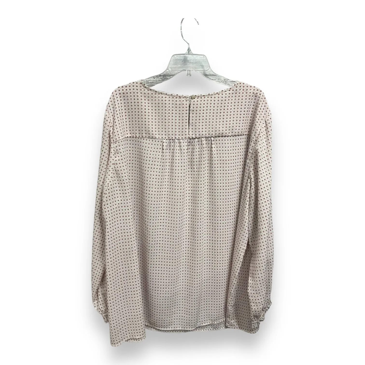 Blouse Long Sleeve By Loft In Floral Print, Size: 3x