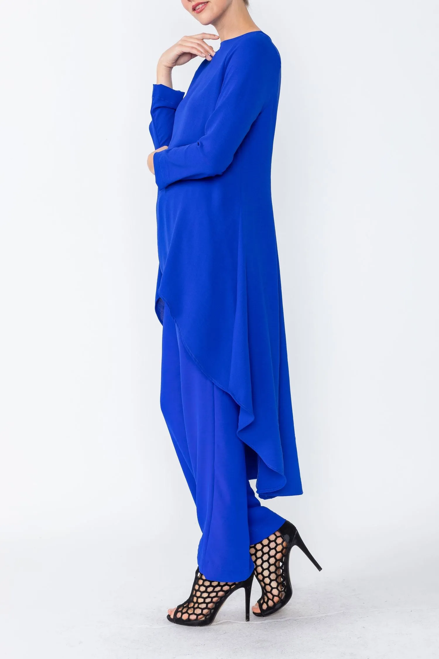 Blue Straight Pants