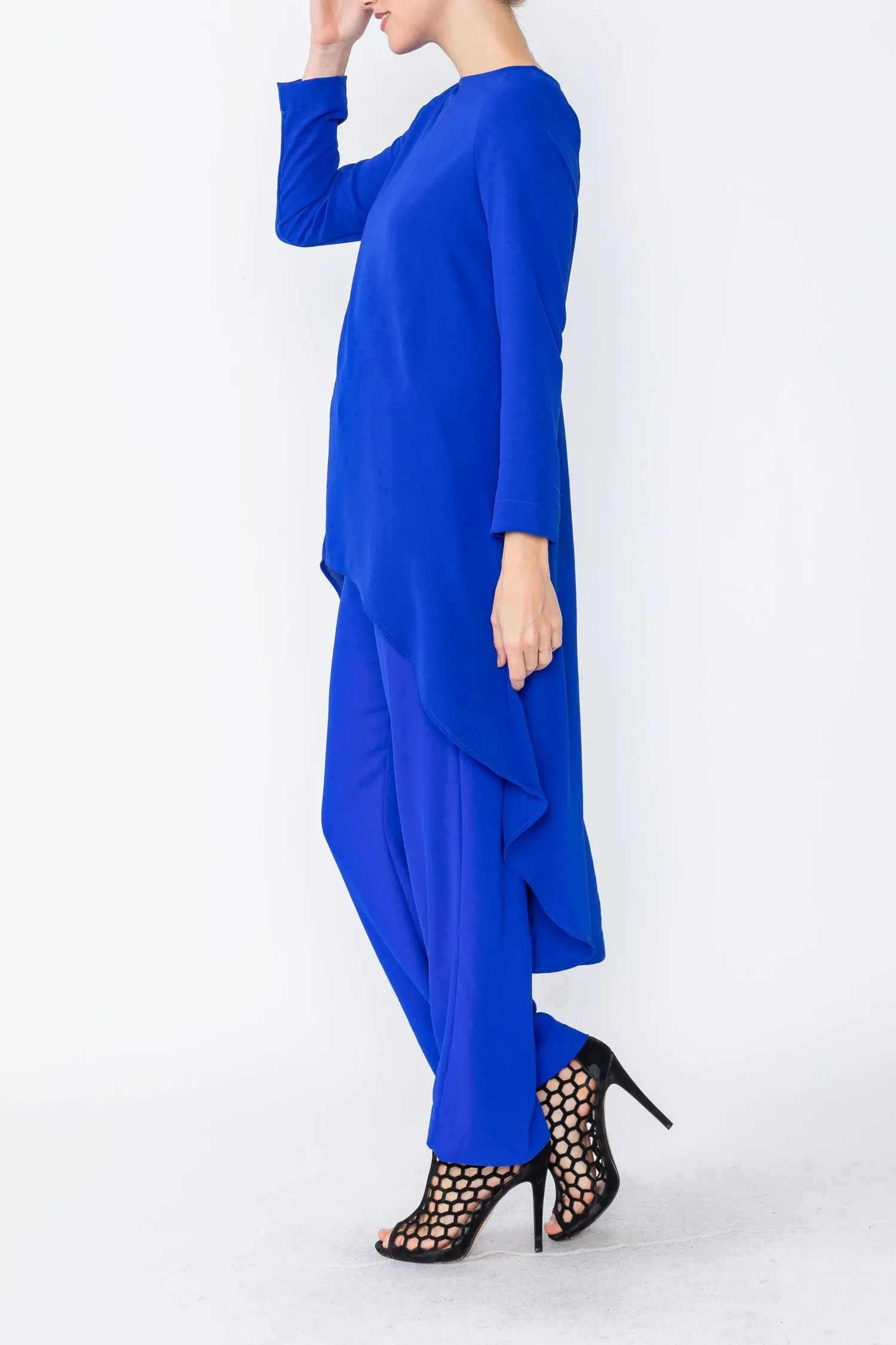 Blue Straight Pants
