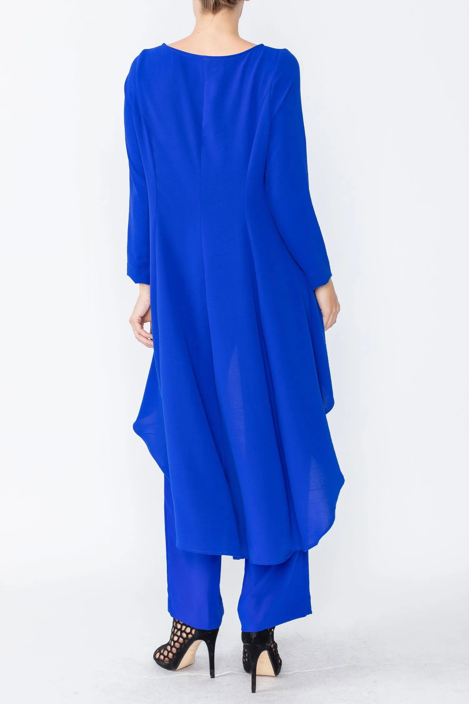 Blue Straight Pants