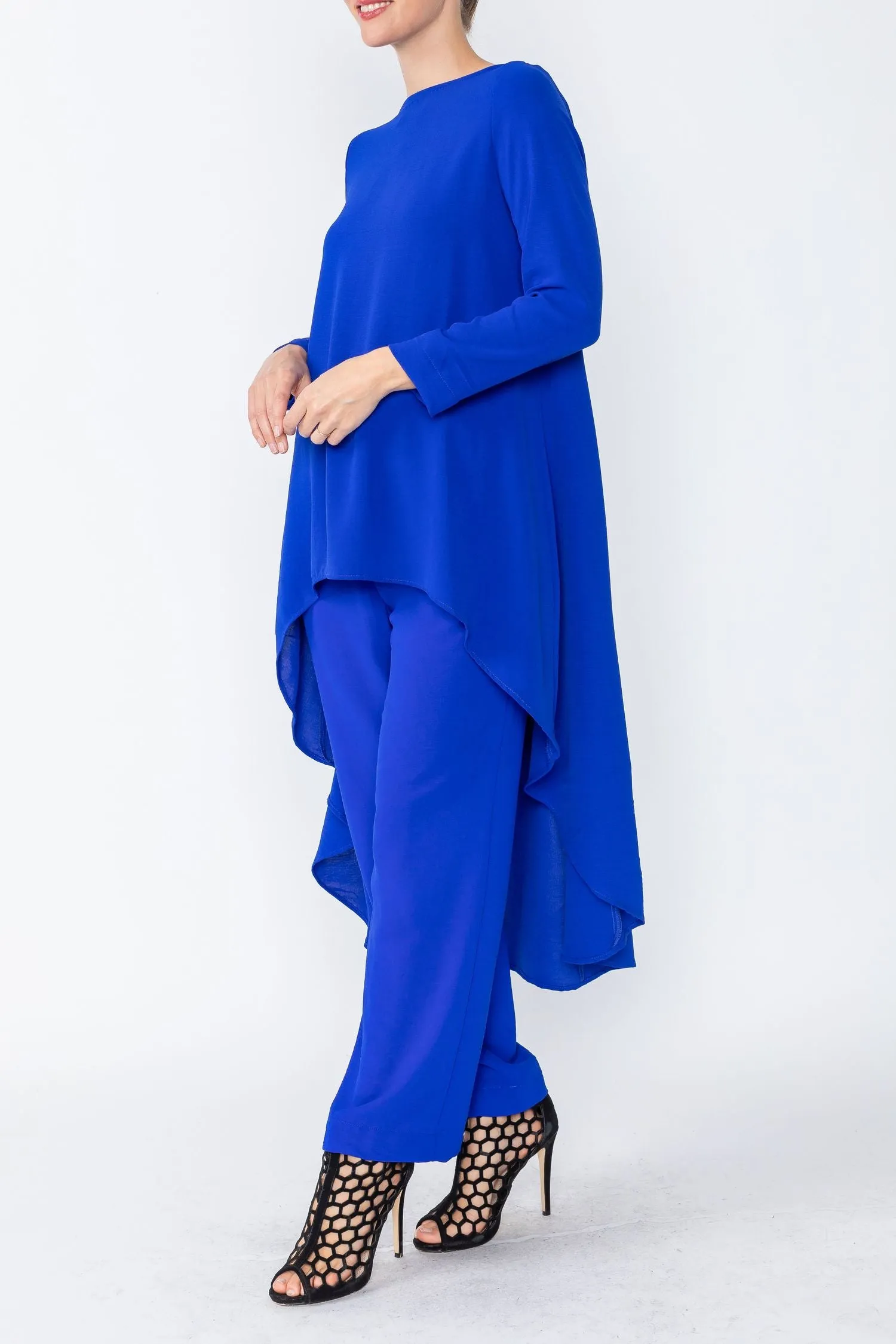 Blue Straight Pants