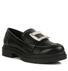 Bossi Loafers With Buckle Embellishment