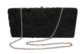Brooks Brothers Black Swarkara Oversized Clutch