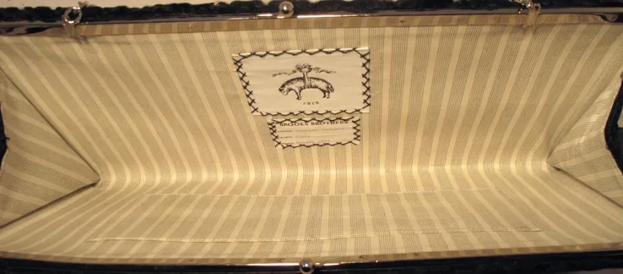 Brooks Brothers Black Swarkara Oversized Clutch