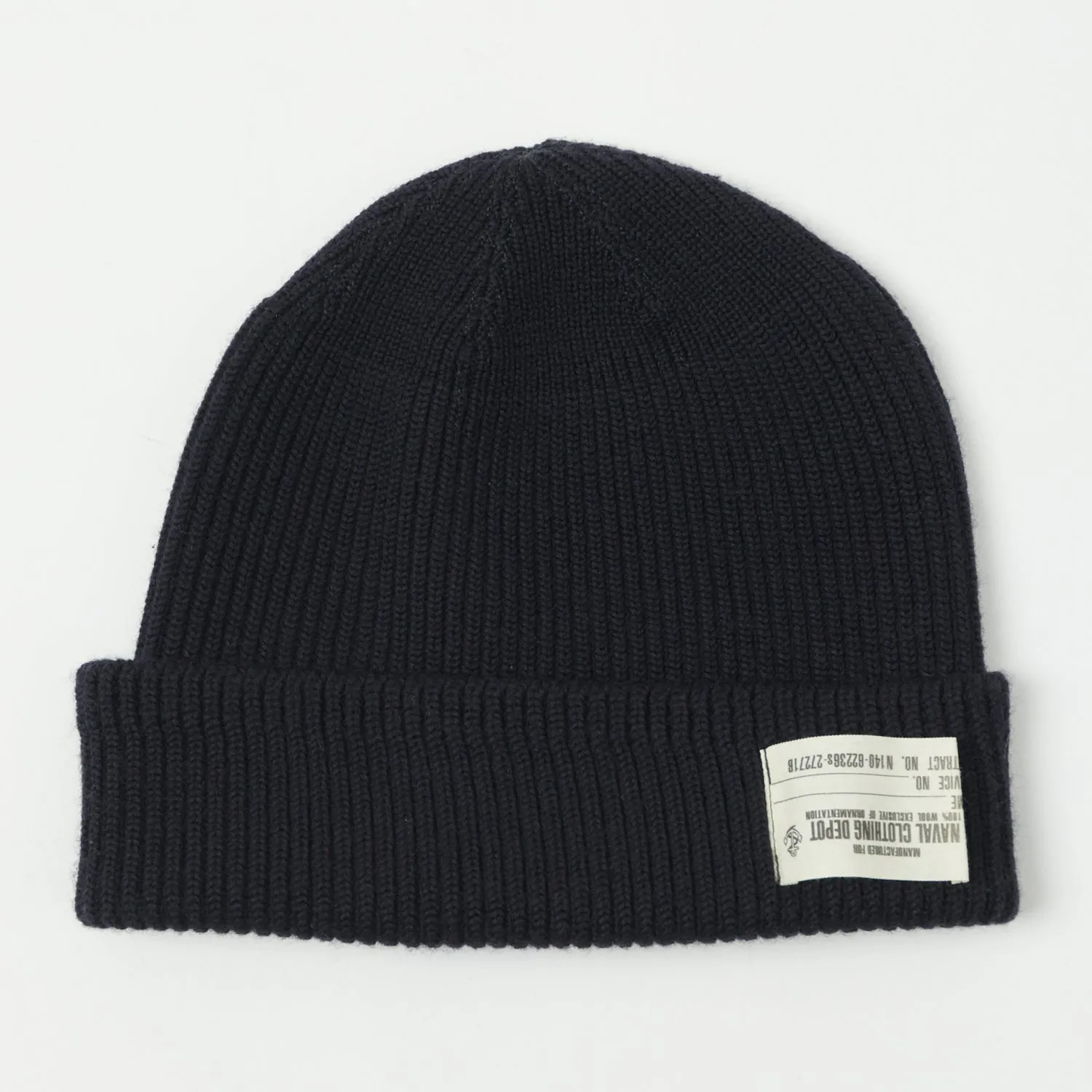Buzz Ricksons Navy Blue USN Seabees Watch Cap