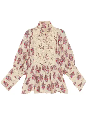 Optimized Title: ByTimo Posie Blouse in Lovely Posie Print