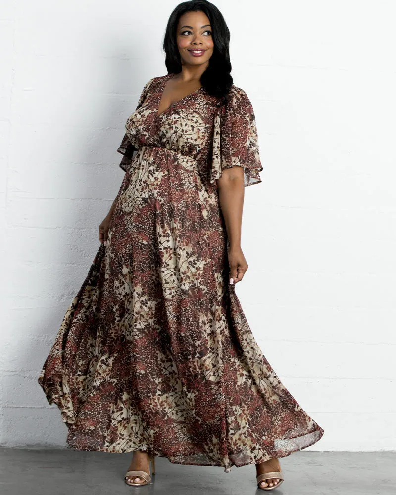 Carmella Metallic Accented Gown
