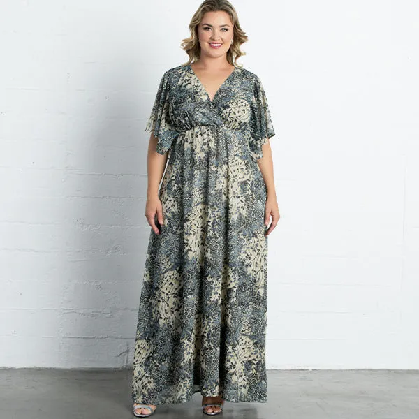 Carmella Metallic Accented Gown