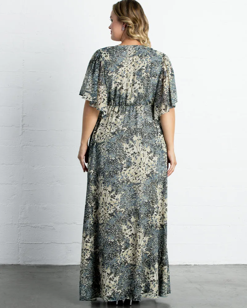 Carmella Metallic Accented Gown