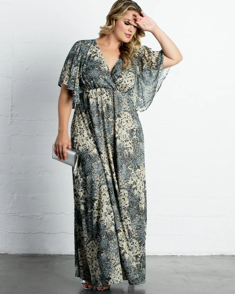 Carmella Metallic Accented Gown