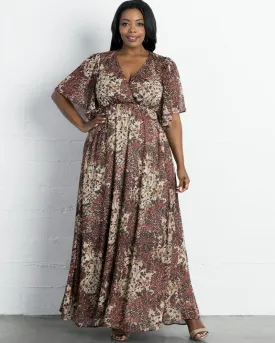 Carmella Metallic Accented Gown