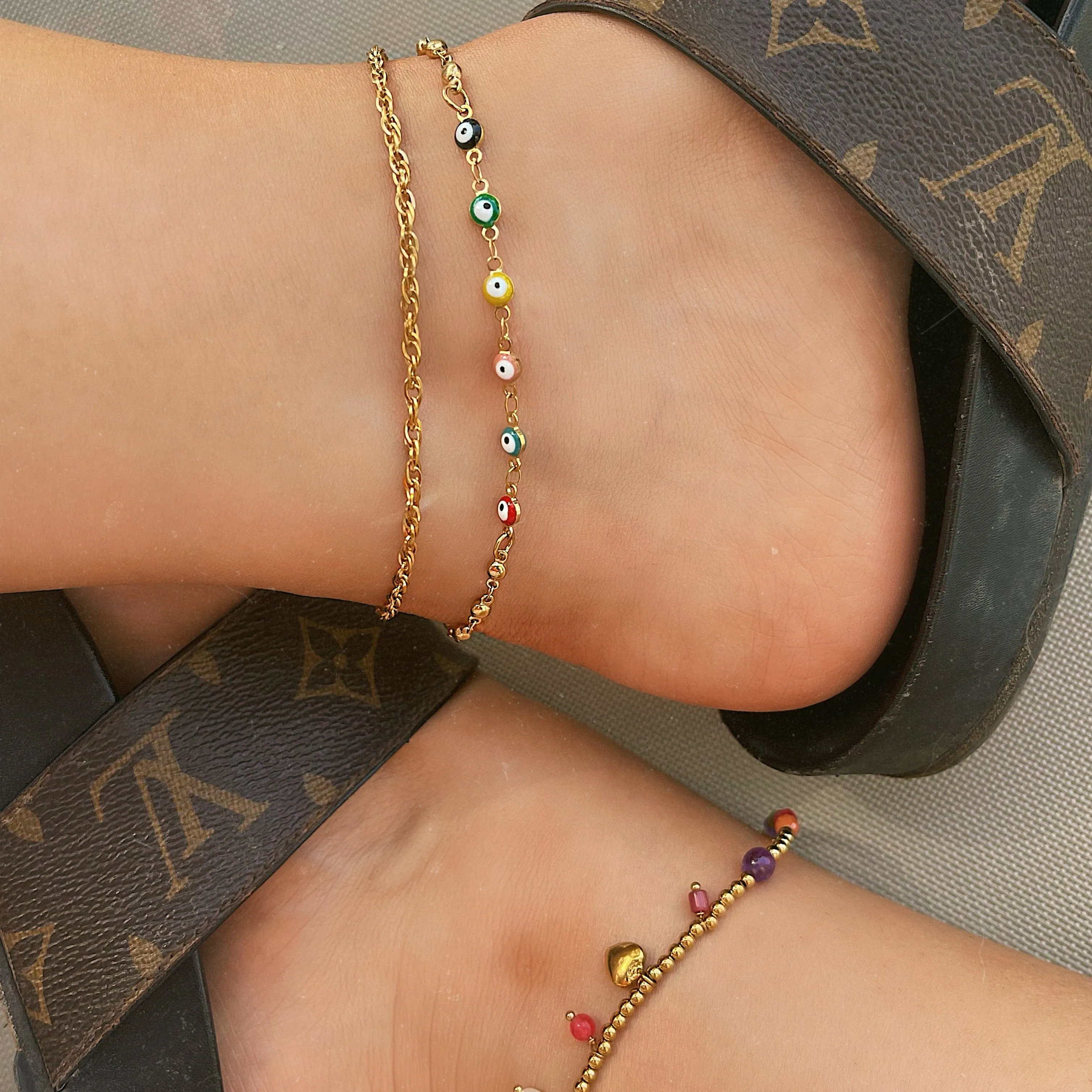 Celia Evil Eye Anklet