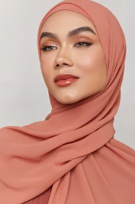 Chiffon LITE Hijab - Cedar Wood