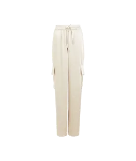 Chloetta Recycled Cargo Trousers - Cream