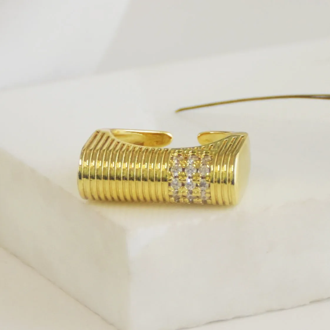 Cubical Zirconia Ring