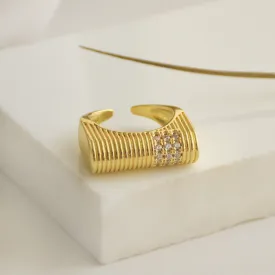 Cubical Zirconia Ring