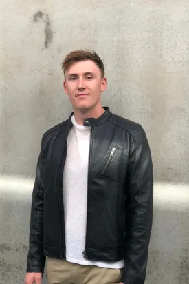 Dallas Leather Jacket Black