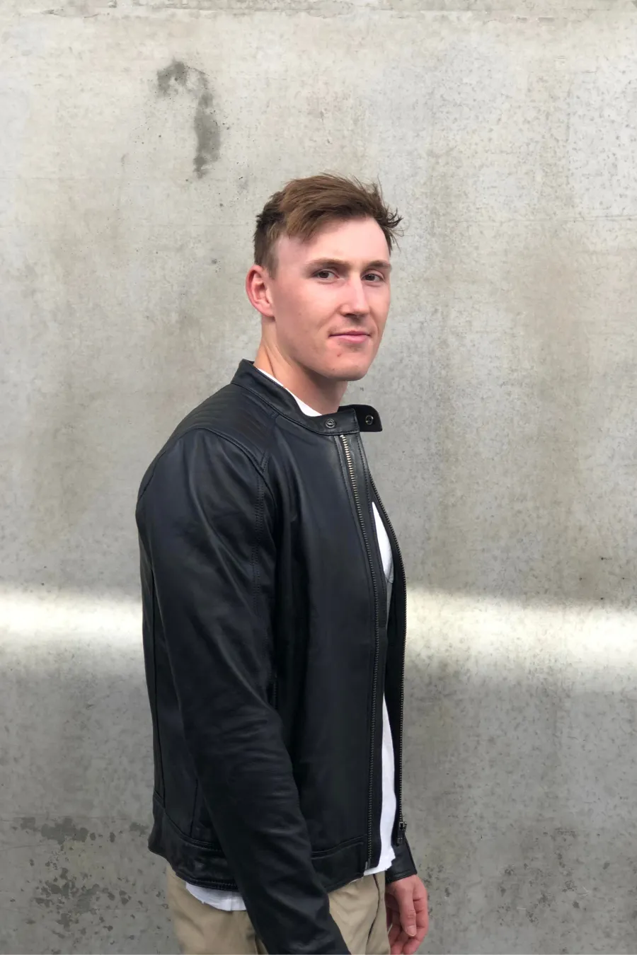Dallas Leather Jacket Black