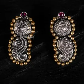 Designer Dual Tone Earrings